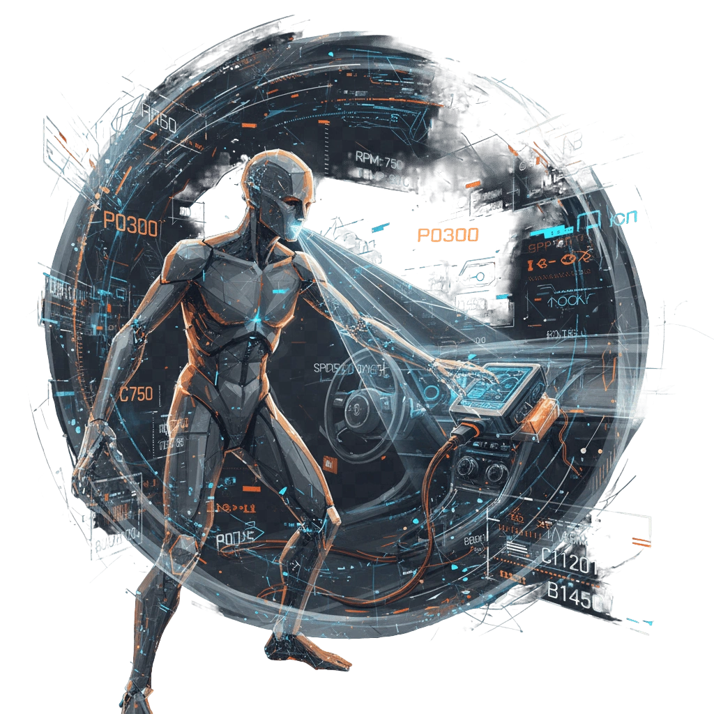 AI робот для диагностики автомобиля OBD-II AI